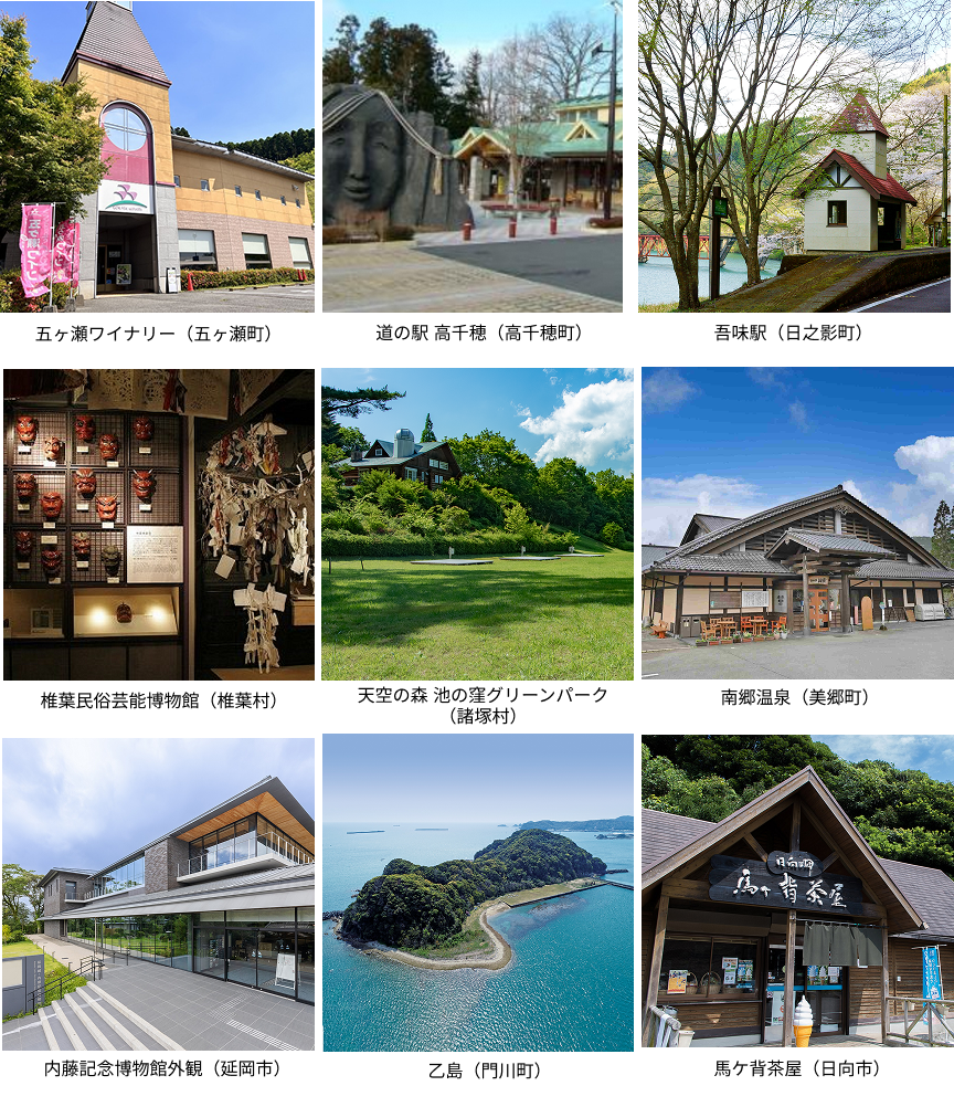 多様なスタンプポイントの例